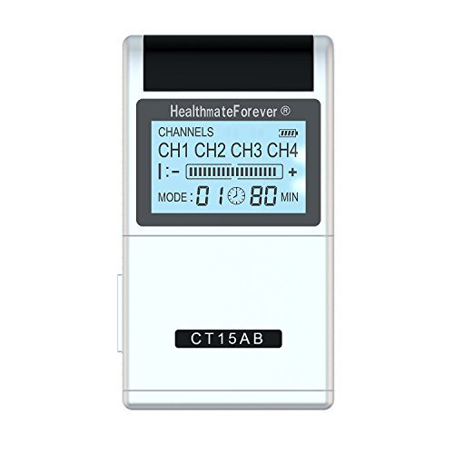 15 Modes Portable Powerful Tens ElectroTherapy Device for Pain Relief & Muscle Ease | HealthmateForever CT15AB