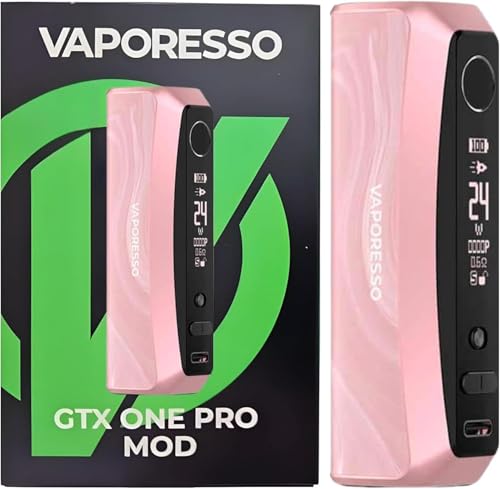Vaporesso GTX One Pro Mod- Batterie intégrée 3000mAh, Box Mod 40W compatible atomiseurs filetage 510 - Réservoir XTank T, écran OLED 0,87 pouce -...