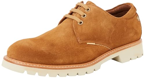 Panama Jack Men's Derby Oxford Flat, Camel C13, 8