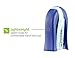 Bostitch Office inSHAPE15 Stapler - One Finger, No Effort, Spring Powered Stapler - Blue (1451), 4.3