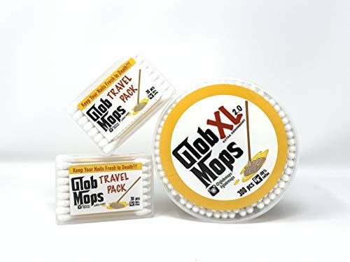 Glob Mops Cotton Swabs XL 2.0 Travel Bundle | Extra Absorbent | Eco-Friendly | 360 Total Mops