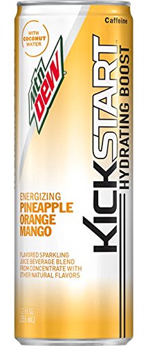 Mountain Dew, Kickstart, Pineapple Orange Mango, 12 Oz (12 Pack)