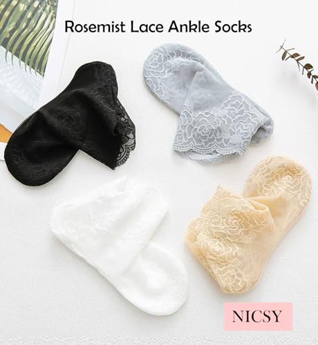 Image of NICSY New Desigen Girls Women's Comfort Ankle Length Socks No Show Low Cut Socks Multicolor (Free Size Pair Pack)