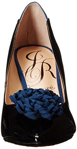 J.renee Women's Ranita, Black/Royal, 5 M Us #TOP1
