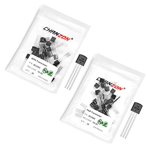 Chanzon 50 Pezzi 78L09 TO-92 Regolatori Di Tensione – 9V 30V Input, Transistor A Tre Terminali, Per Progetti Elettronici Fai Da Te