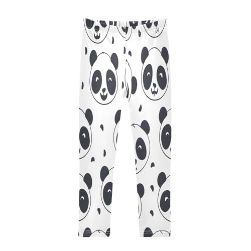 Bolaz Toddler Girls Leggings Printed Yoga Pants Leggings Multiple Kawaii Pandas Pattern for Kids