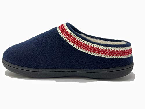 Clarks Womens Wool Felt Clog Slippers JMH1319T - Warm Cozy Plush Faux Fur Lined - Indoor Outdoor House Slipper for Women2