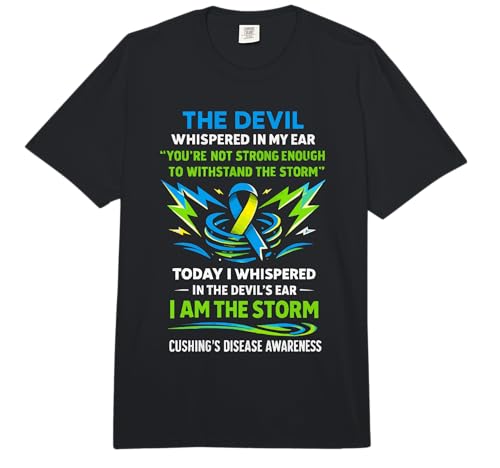 Cushing's Syndrome Awareness Endocrine Disorder Comfort Colors Adult Heavyweight T-Shirt