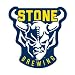 Stone Brewing Company - Headlock Sticker - Burgundy