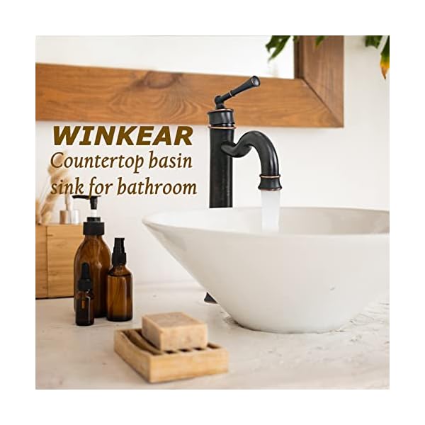 Vessel sink faucet orb bathroom tall faucet single hole deck mount pop up drain assembly without overflow water supply lines included  urban country home decor