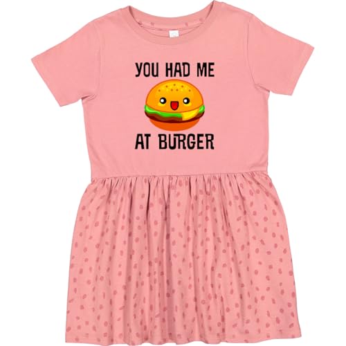 inktastic You Had Me at Burger Toddler Dress
