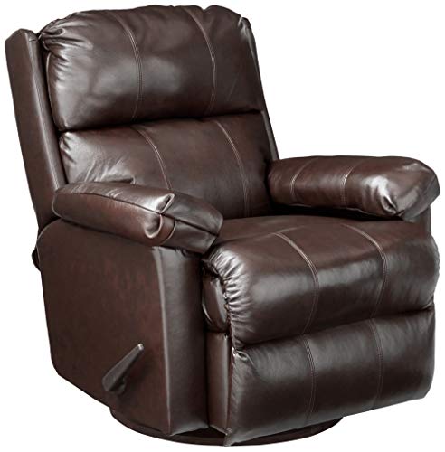 Lane Home Furnishings 4205-16 Soft Touch Bark Swivel Glider Recliner, Bark