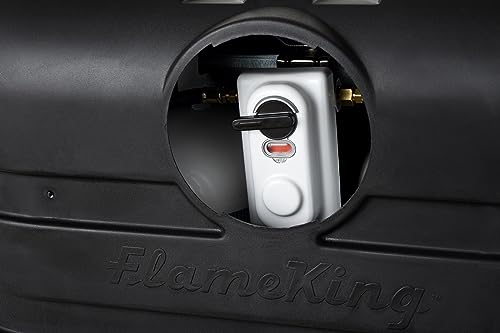 image for Flame King Dual 30LB LP Propane Tank Light Plastic Heavy Duty Cover fo