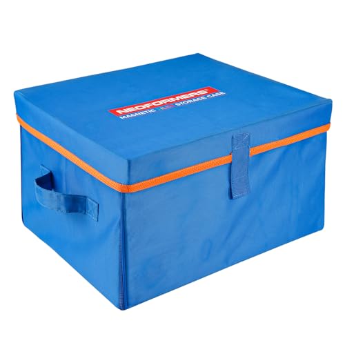 NEOFORMERS Magnetic Tiles Storage Bag - Water Resistant Toy Carry Case for Kids, Durable Oxford Cloth Organizer for Playroom, Classroom, and Home