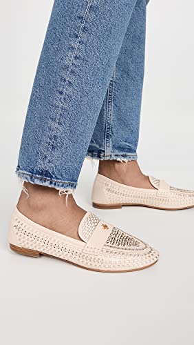 Tory Burch Women's Woven Ballet Loafers, New Ivory/Spark Gold, 8 Medium Us #TOP4