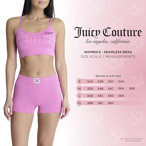 Image of Juicy Couture Women's Multipack Seamless Comfort Lounge Wirefree Bralettes