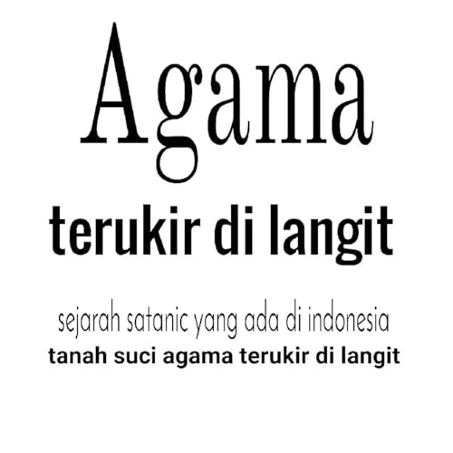 Page de couverture de agama terukir di langit