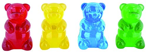 Jumbo Gummy Bear Gelatin Molds - 4 Pack of Big Gummie Bear Molds - Make Large Gummy and Jello Bears - Thumbnail 2