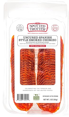 Spanish Style Smoked Chorizo Uncured Sliced