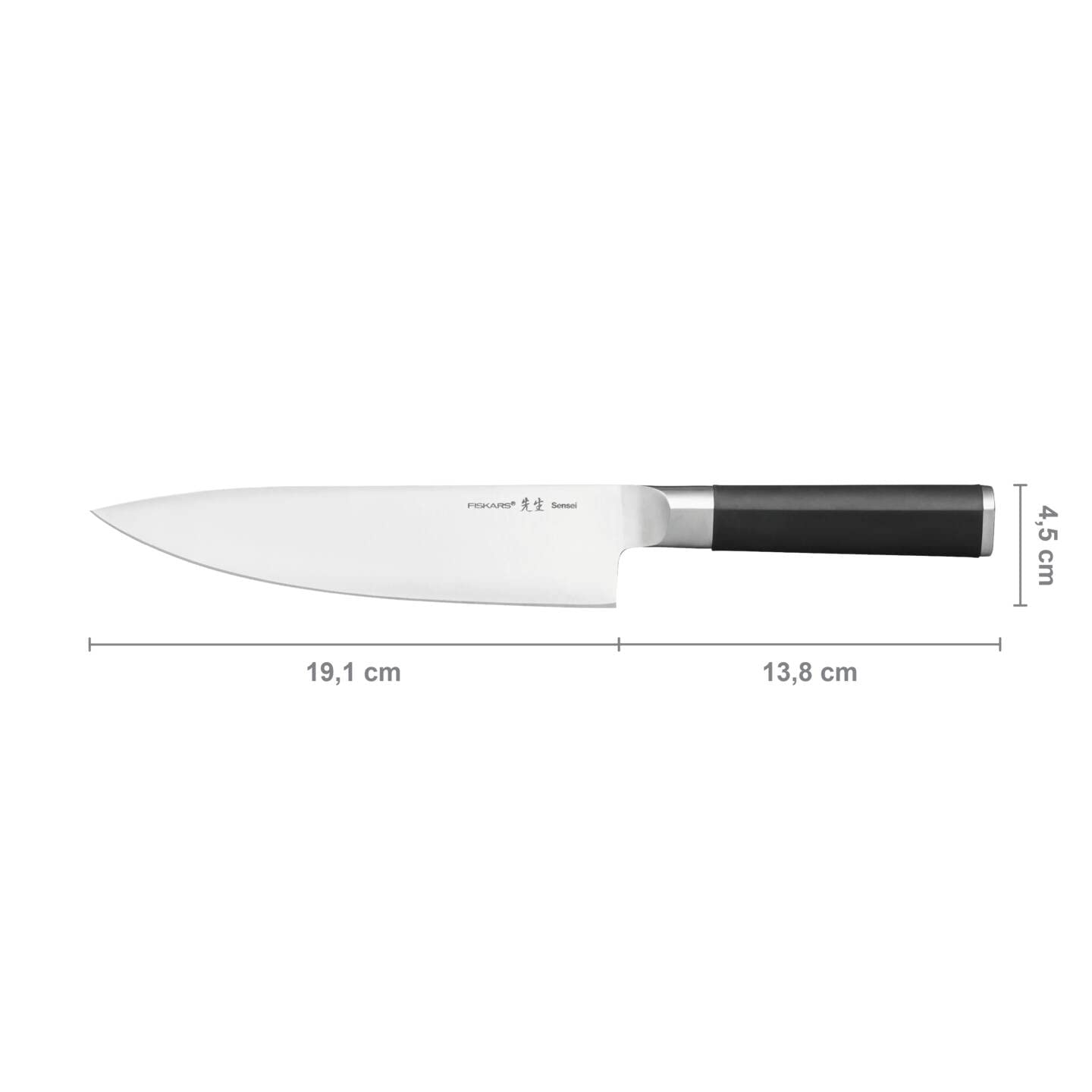Fiskars Set di Coltelli, 5 Pezzi, Coltello da Cuoco, Coltello per il Pane | Coltello Santoku, Coltello per Verdure, Coltello per Sbucciare, Acciaio Inox ad Alto Tenore di Carbonio/Plastica, 1025845