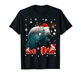 Photo Gallery natale manatee divertente babbo natale renna lover regali maglietta Photo Gallery natale manatee divertente babbo natale renna lover regali maglietta
