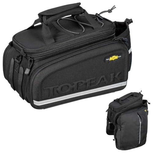 Topeak Mtm Multi Mount Trunkbag Dxp, Borsa Da Bicicletta Impermeabile Con Lati Espandibili Per Adattarsi Ai Portapacchi Klickfix/Racktime Snapit O Mik
