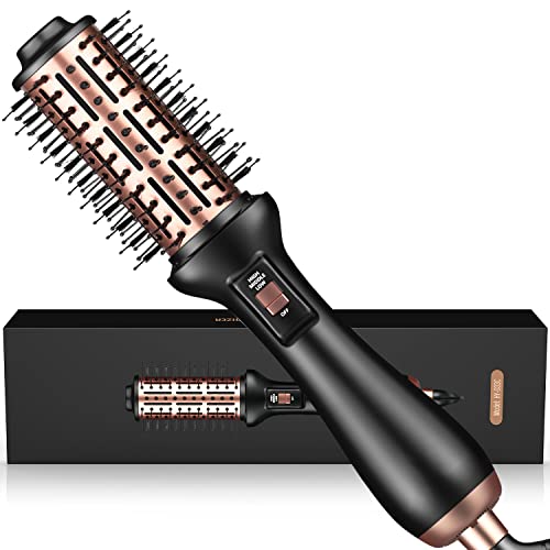 Hair Dryer Brush, DBFIT 4 in 1 Blow Dryer Brush for Women, One Step Hair Dryer & Volumizer Hair Brush Dryer Styler for Straightening, Curling, Salon Negative Ion Round Brush Blow Dryer