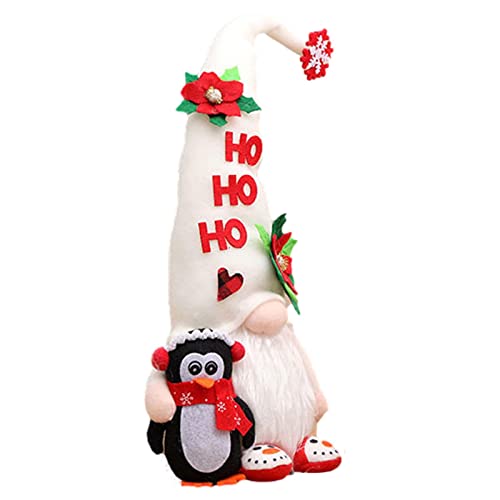 Gnomos Decorações de Natal - Gnomos de pelúcia suecos feitos à mão | Presente de árvore de natal de