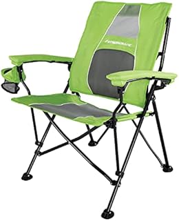 STRONGBACK 2.0 Elite Camping Chair, Original, Lime Green/Grey