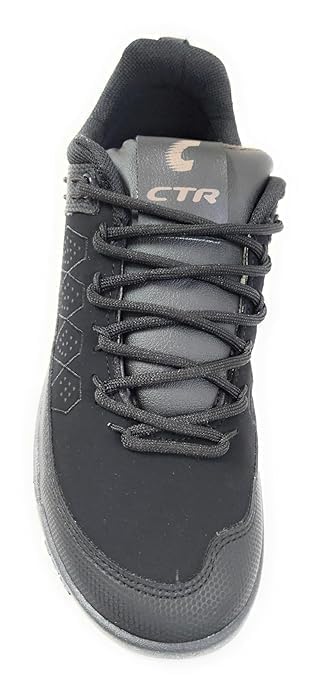 Image of ADD GEAR CTR - Trekking Water-Repellent Lightweight Shoes Anti-Skid Hiking, Sahyadri Mountain Boots for Men and Women in Action Sherpa-1 (Black)
