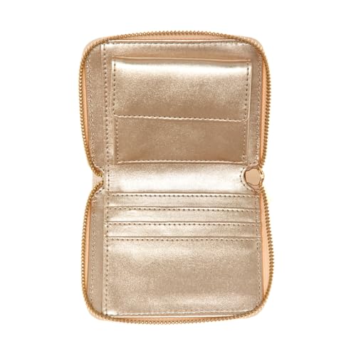 Guess Giully SLG Small Zip Around Amande fini les sacs encombrés portefeuille compact