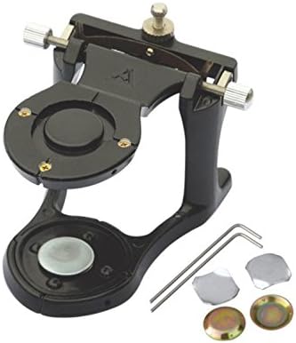 S&Dent 1 pc Dental Magnetic Style Articulator Zinc Alloy Material Small Articulator Laboratory Instruments Adjustable Equipment Denture Articulator