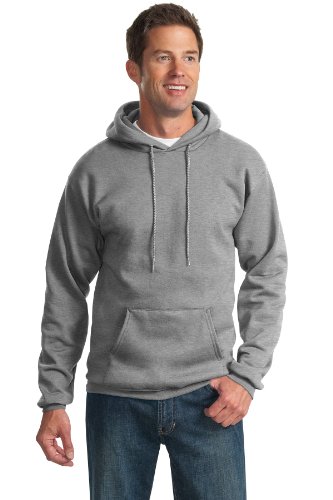 Port & Company Tall Ultimate Pullover Hooded Sweatshirt PC90HT -Athletic Hea XLT