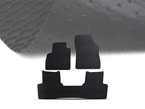 Tapis de sol de voiture en caoutchouc pour Chevrolet Cruze 2016-2019 noir