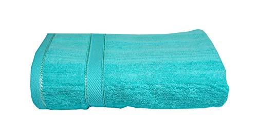 Image of Space Fly Cotton Towels for Bath | 600 GSM Bath Towel | Luxury Towel for Bath | Body Towel for Men | Towel for Bath Women | Mens Towels for Bath Full Size | Gym Towel for Workout (Sea Green)