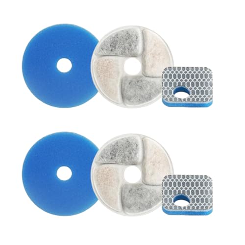 Filtros para fuente de agua para gatos Delapan 2.2 L, pack 2