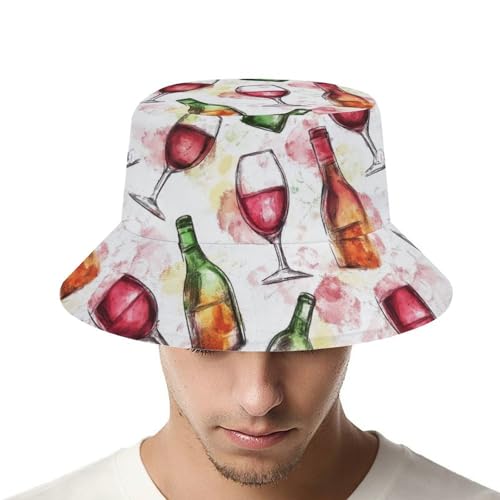 Bucket Hats black white tie dye summer sun cap miniatura 4