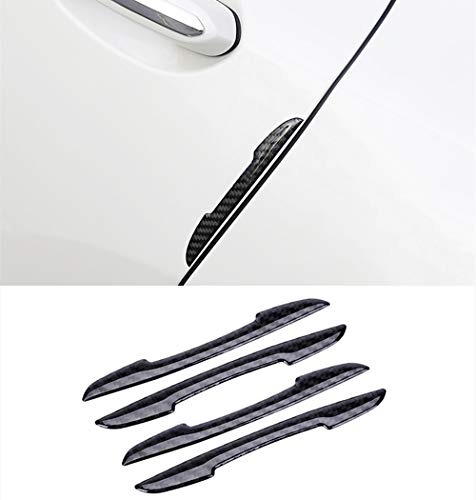 Car Side Door Protector Guard Anti-Scratch Door Edge Defender Universal Carbon Fiber Cover Trim 4PCS