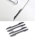 LANZMYAN Car Side Door Edge Protective Guards Universal Anti-Scratch Carbon Fiber Cover Trim Stickers 4 PCS
