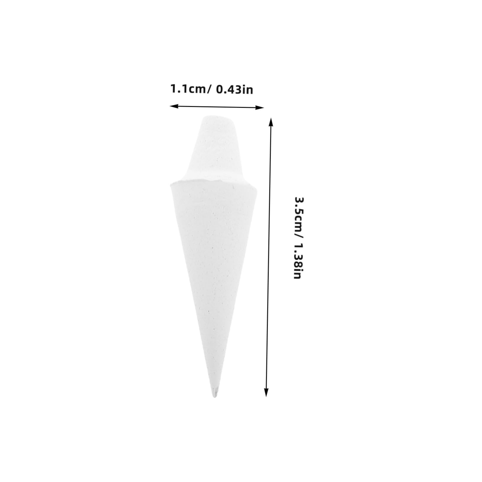 KALLORY 10pcs Ceramic Pottery Kiln Nails Heat-Resistant Support Pegs for Clay Sculpture Tools