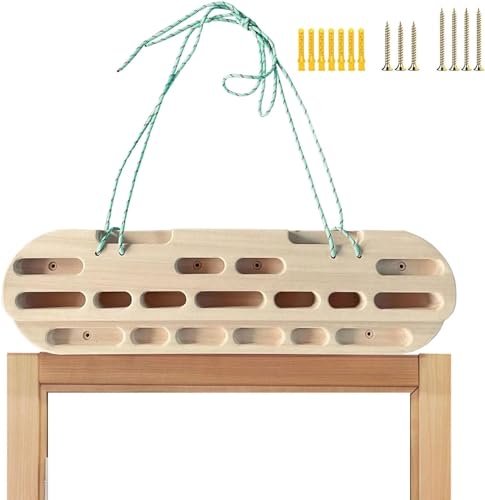 PZFC Diapasón Portátil, Tablas De Entrenamiento De Escalada En Roca con Bordes, Entrenamiento Fortalecedor De Dedos De Escalada En Interiores Y Exteriores