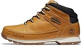 Timberland Hombre Euro Sprint Mid Hiker Leather Textile Wheat Black Botas 43.5 EU