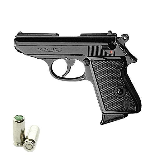 KIMAR Pistola a Salve Walther PPK Lady-K 85 Cal.8 | Top Firing | Nera