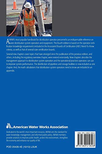 Water Distribution Operator Training Handbook, Fourth Edition - Image 2