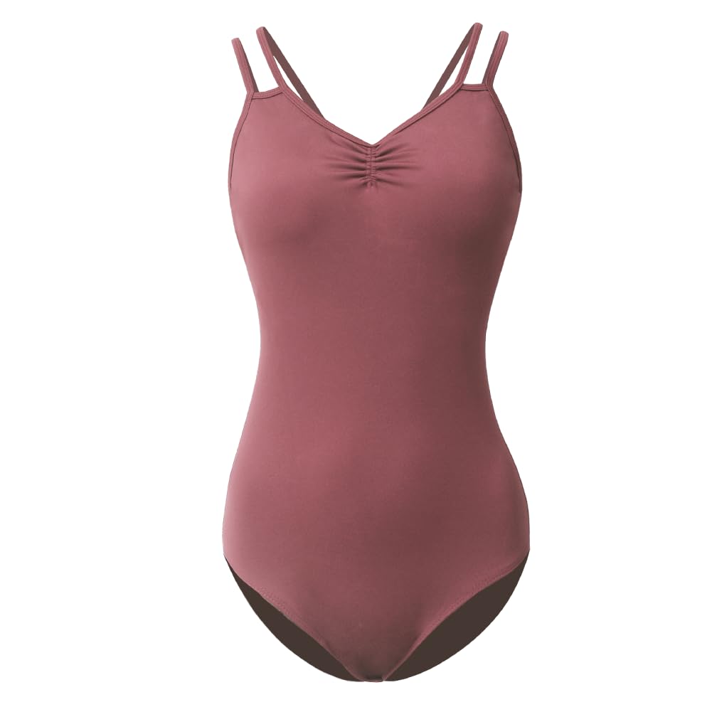 ROYAL SMEELA Leotardos Sin Mangas Adulto Maillots Ballet Tirantes Mujer Bailarina Body Baile