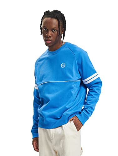 Sergio Tacchini Orion - Sudadera para hombre, color azul y blanco, azul pálido/blanco (216), M