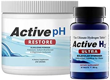 Active H2 Molecular Hydrogen and Active pH Restore Alkalizing Powder