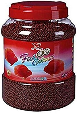 Uni-President Fish Color Enhancing Red Parrot And Cichlid Fish Feed Food (Medium 1088-Gram)