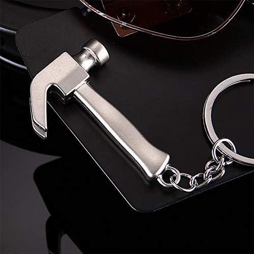 Miniatura 2 de El mini modelo del martillo de la garra del metal herramientas dominantes, colgante creativo de la llave del coche de la herramienta de la simul,