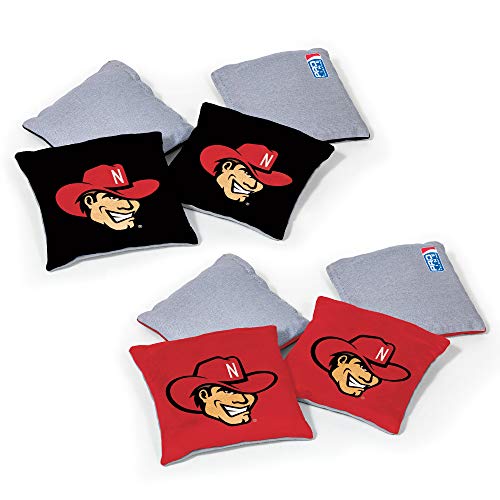Image of NCAA College Dual Sided Bean Bags by Wild Sports, 8 Count, Premium Toss Bags for Cornhole Set - Great for Tailgates, Outdoors, Backyard